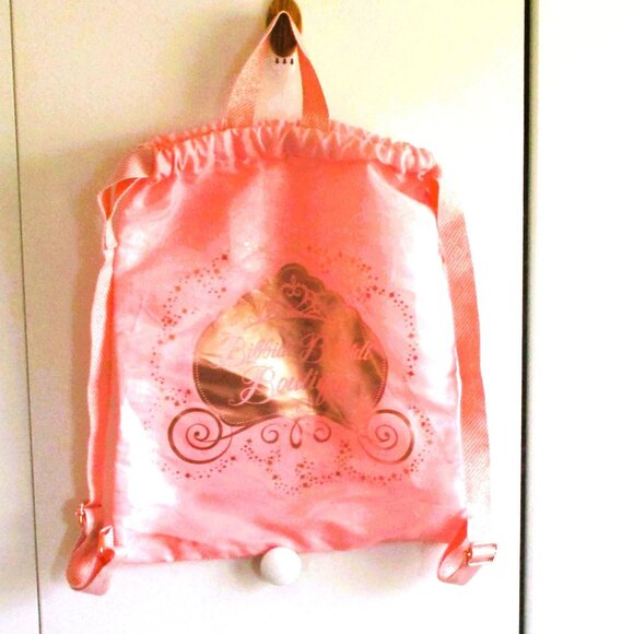 Disney Bibbidi Bobbidi Boutique Pink Drawstring Backpack  bdd - Picture 2 of 5